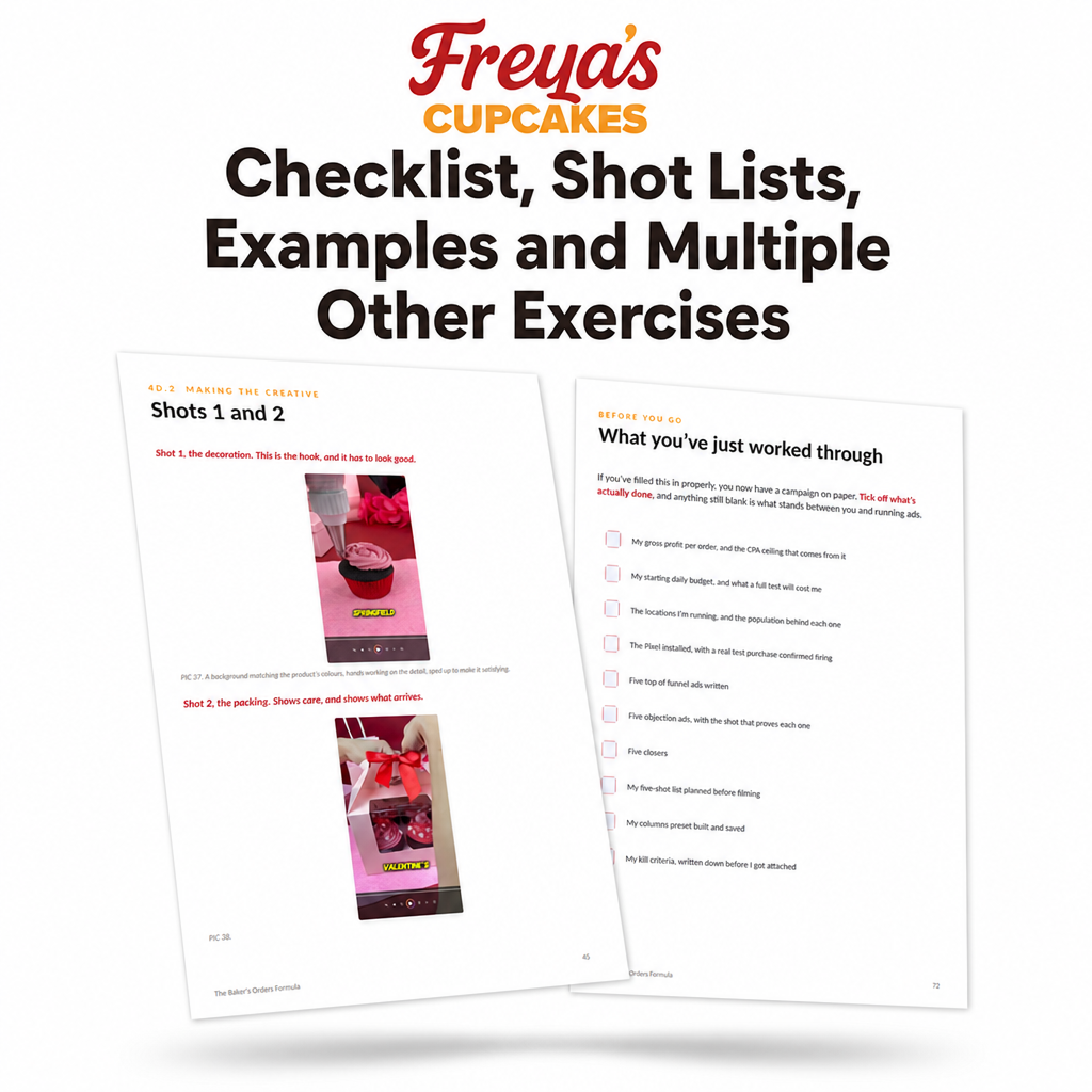Baker's Workbook: How to Sell Out using Meta Ads