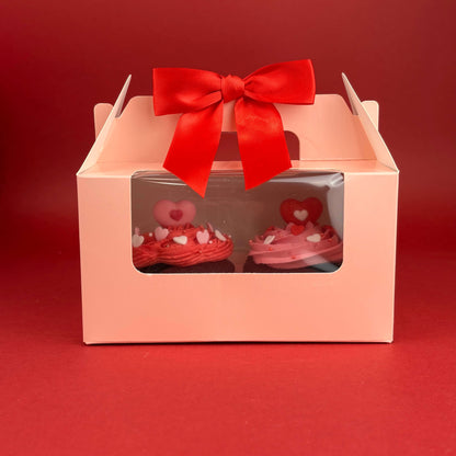 Chocolate & Strawberry Valentine’s Day Cupcakes