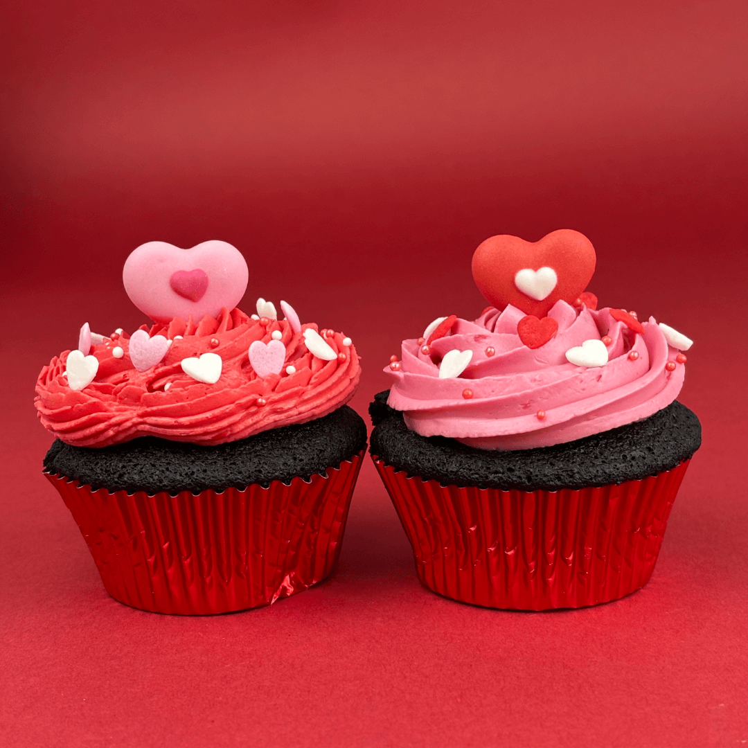 Chocolate & Strawberry Valentine’s Day Cupcakes